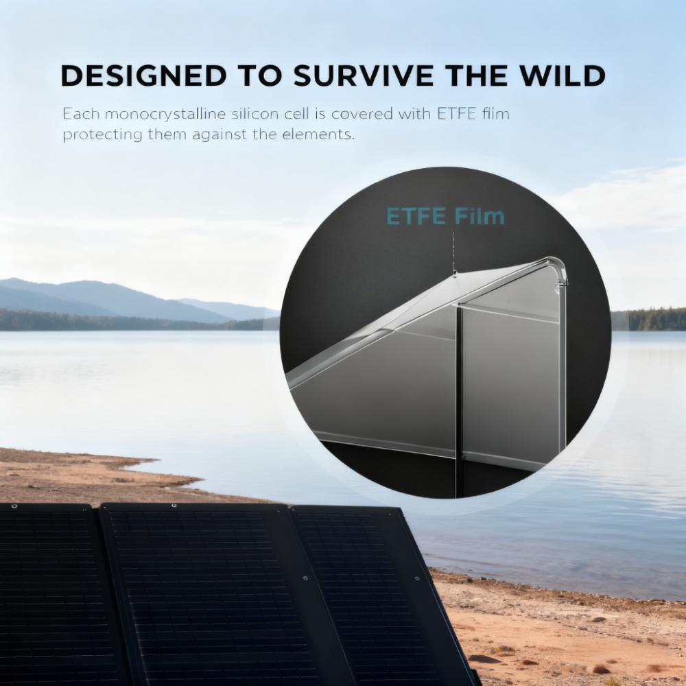 400W Portable Solar Panel with IP68 Weatherproof Design