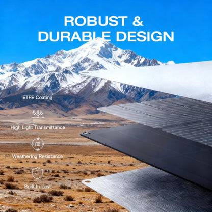 220W Portable Solar Panel with High Conversion Efficiency