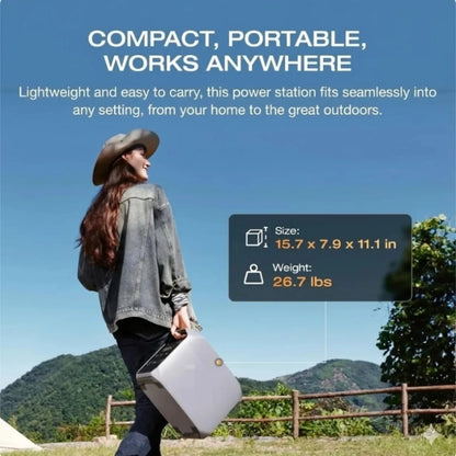 Massive Capacity + Solar Power = Unlimited Energy Anywhere! (Now Only $159!)