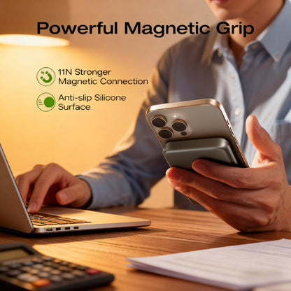 Magnetic Portable Power Bank with Smart Custom Display