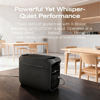 Portable Power Station DELTA 3 Plus, Solar Generator (Solar Panel Optional), 1000W Solar Input, Electric Generator with UPS, 1024Wh LFP Battery for Home Backup, Camping & RV