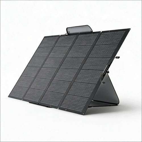 Portable 400W Solar Charger, Foldable Design with Stand, IP68 All-Weather Proof for Power Anywhere.